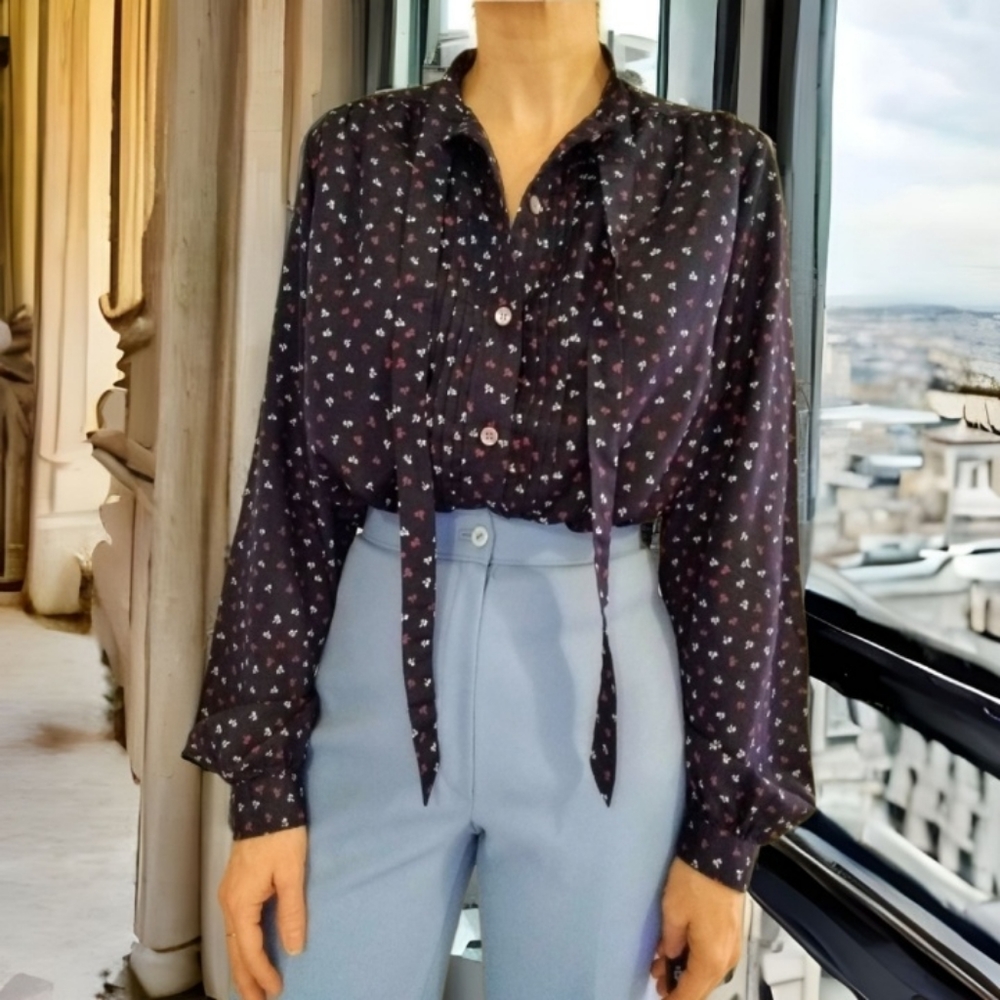 Vtg Evan Picone Blouse